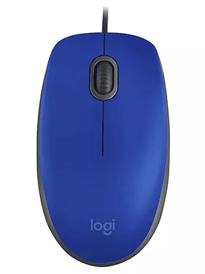 Mouse Alámbrico Logitech Óptico M110 Sil