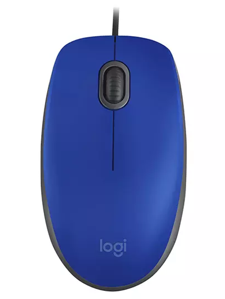 Mouse Alámbrico Logitech Óptico M110 Sil 1