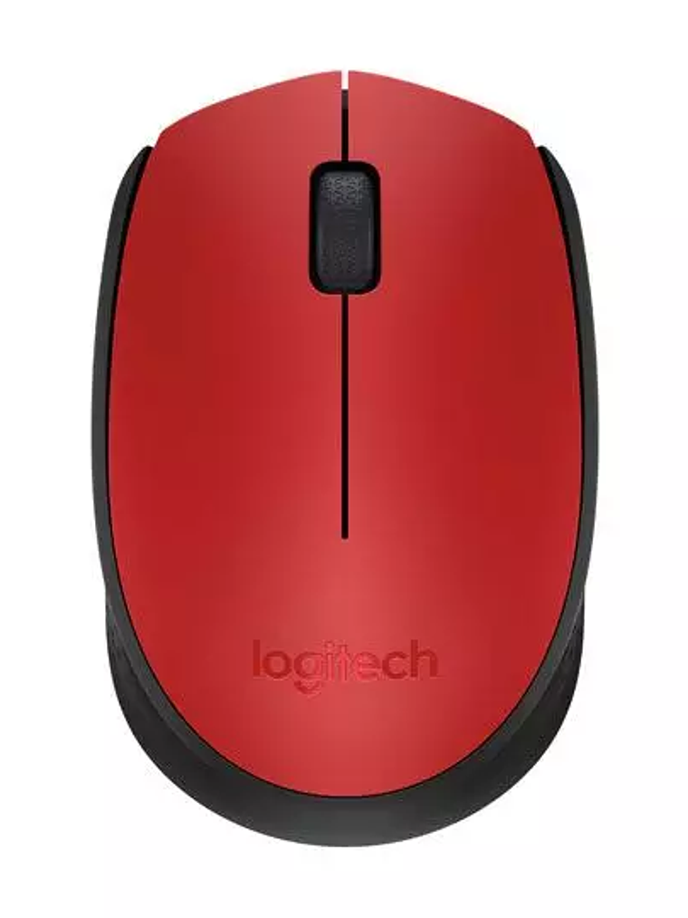 Mouse Logitech M170 Inalámbrico Rojo 1