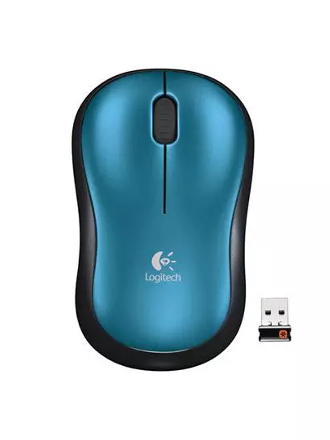 Mouse Logitech M185 Inalámbrico Azul 1