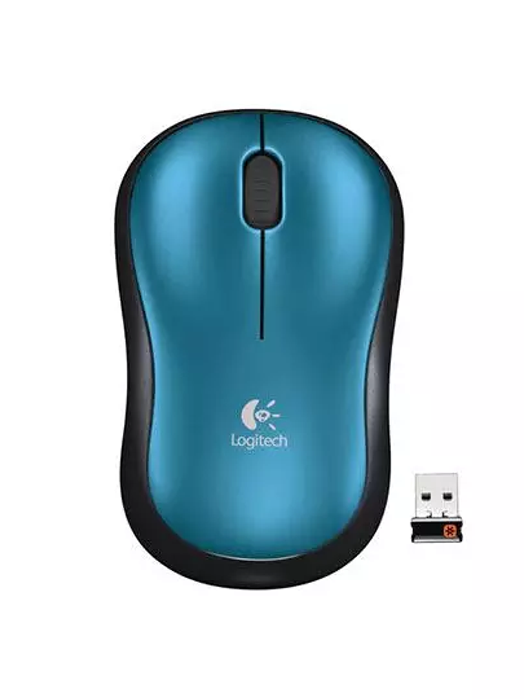 Mouse Logitech M185 Inalámbrico Azul 1