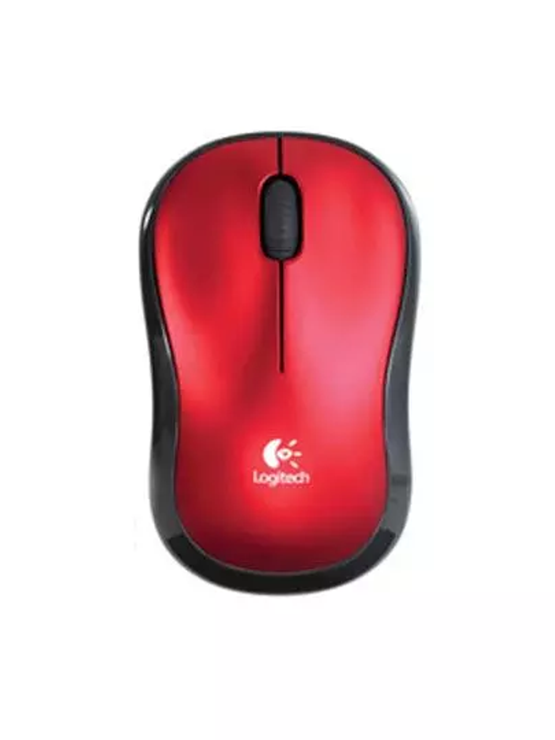 Mouse Logitech M185 Inalámbrico Rojo 1