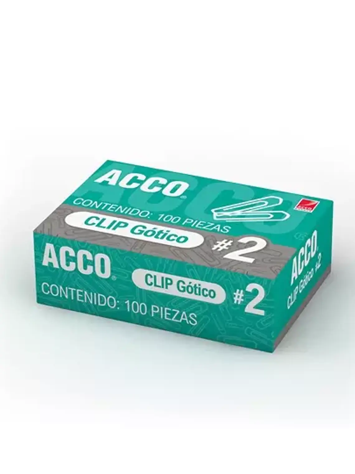 Clip gótico no. 2 ACCO capacidad hasta 1 1