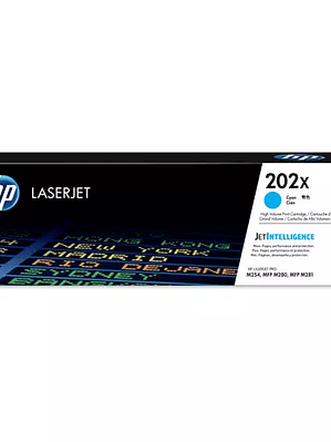 Cartucho de toner cian HP 202x