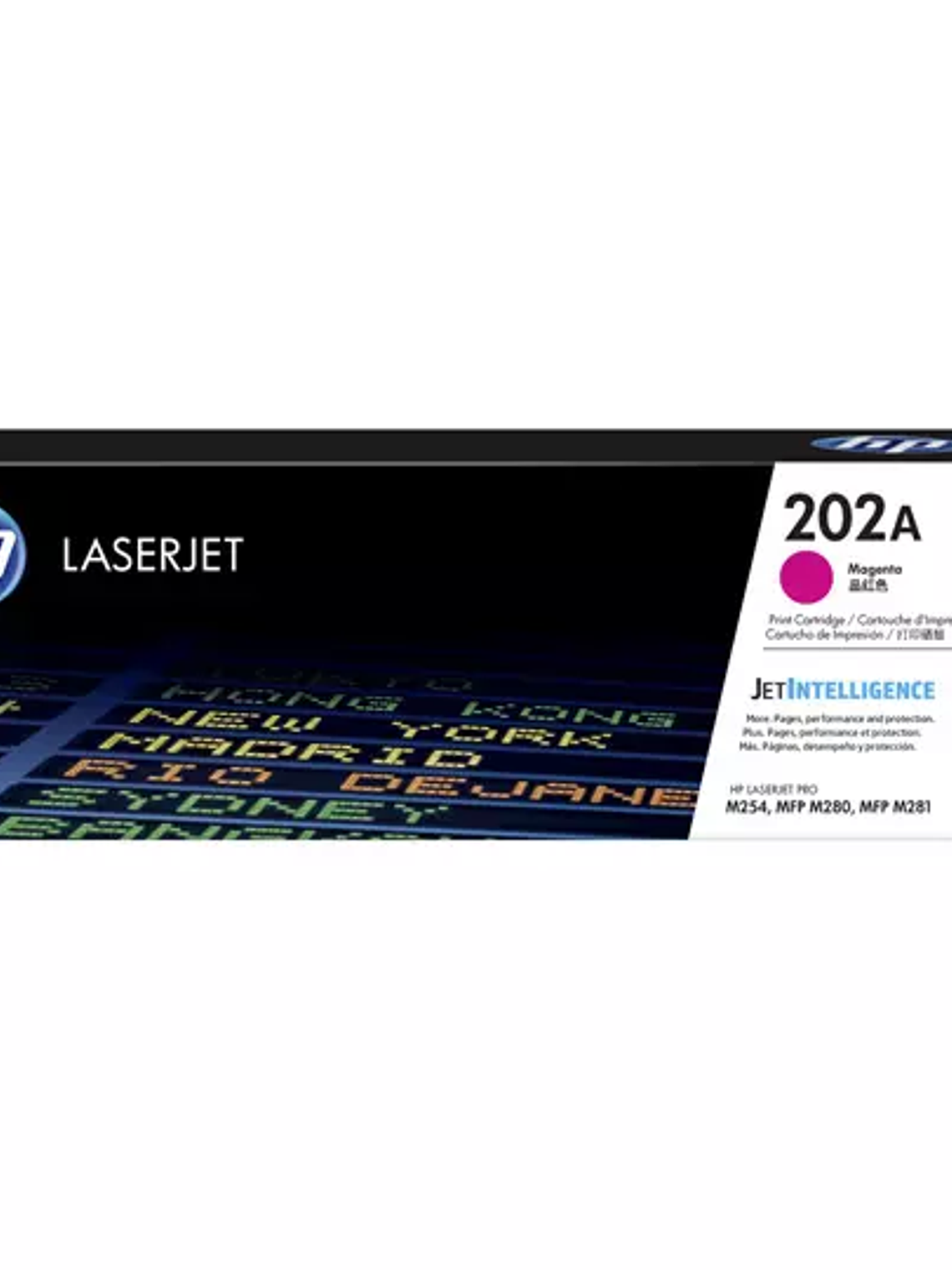 Cartucho de tóner magenta HP 202a 1