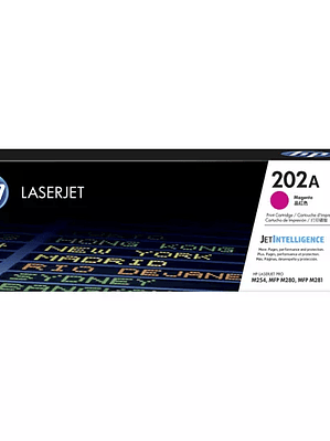 Cartucho de tóner magenta HP 202a