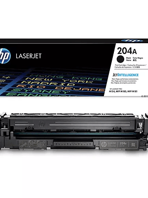 Cartucho de tóner negro HP 204a