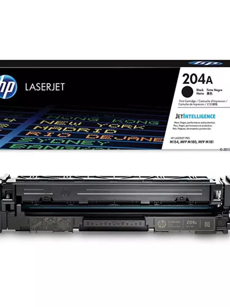 Cartucho de tóner negro HP 204a 1