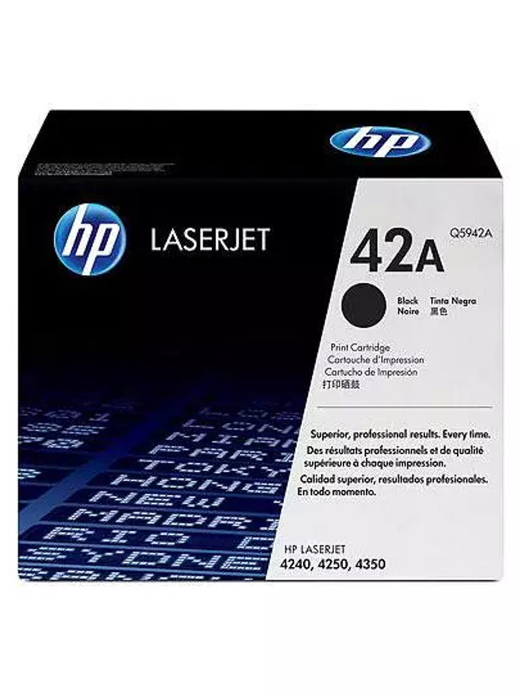 Cartucho de tóner negro HP 42a 1
