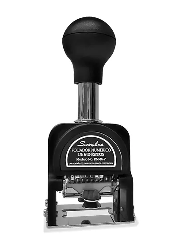 Foliador 6 dígitos ACCO construcción met 1