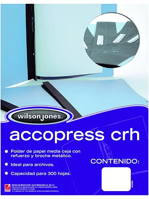 Carpeta pressboard Accopress ACCO carta