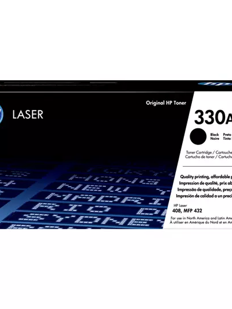 CARTUCHO DE TONER ORIGINAL HP 330A LASER 1