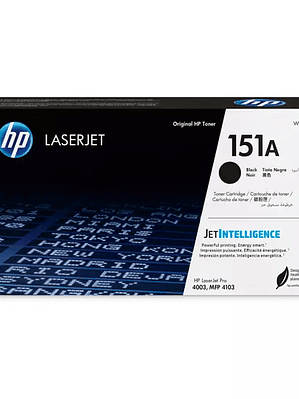 HP 151a black original laserjet toner ca
