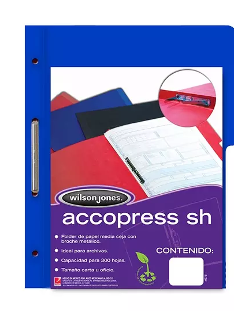 Carpeta pressboard Accopress sh ACCO ofi 1