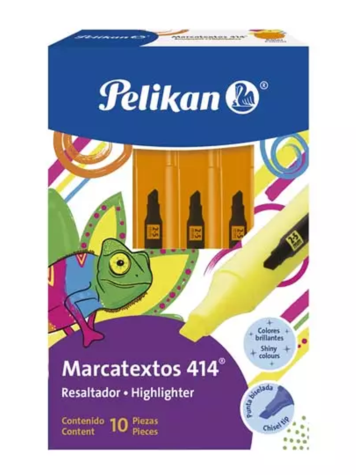 Resaltador de texto Pelikan 414 naranja 1
