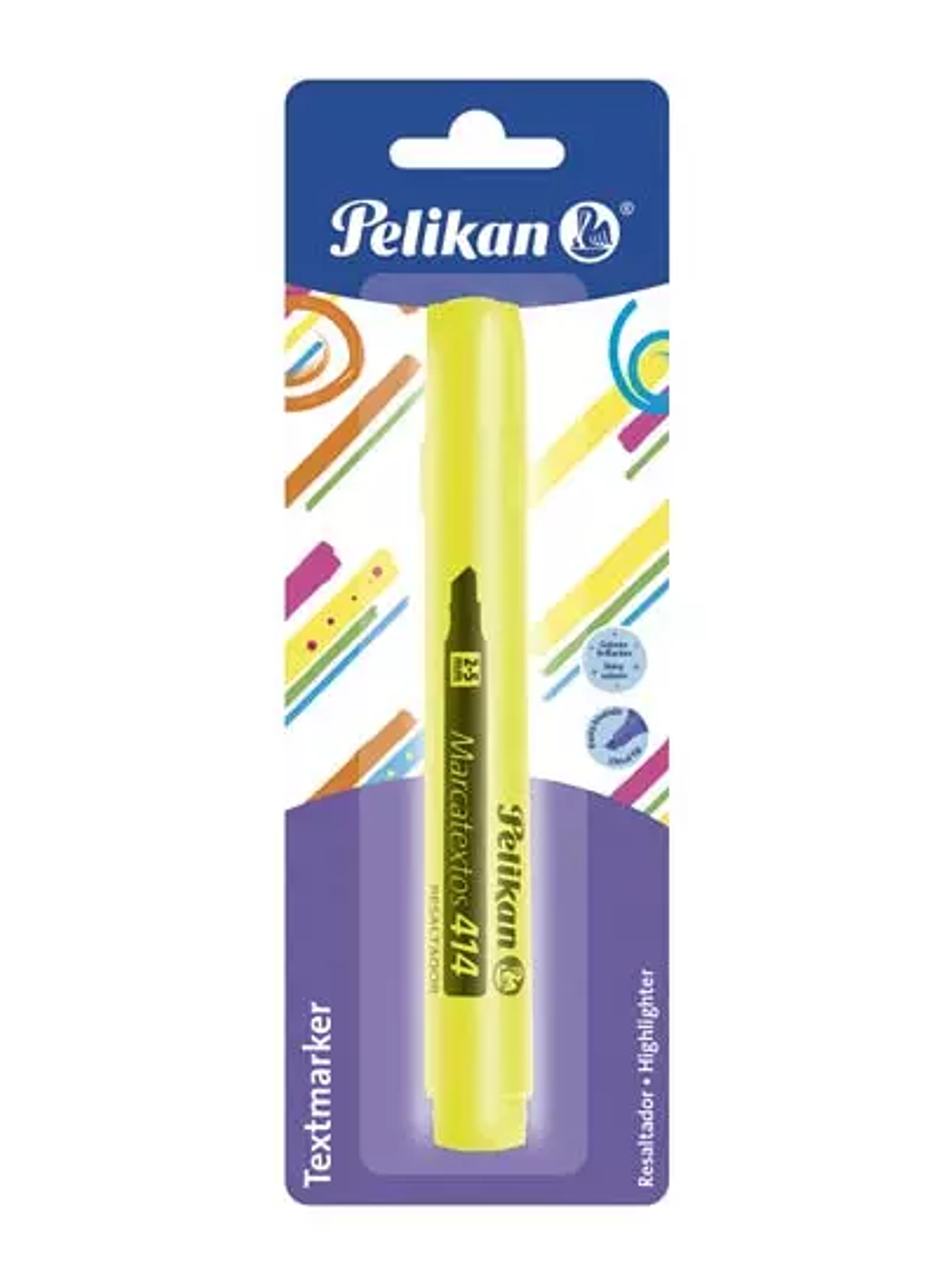 Resaltador de texto Pelikan 414 amarillo 1