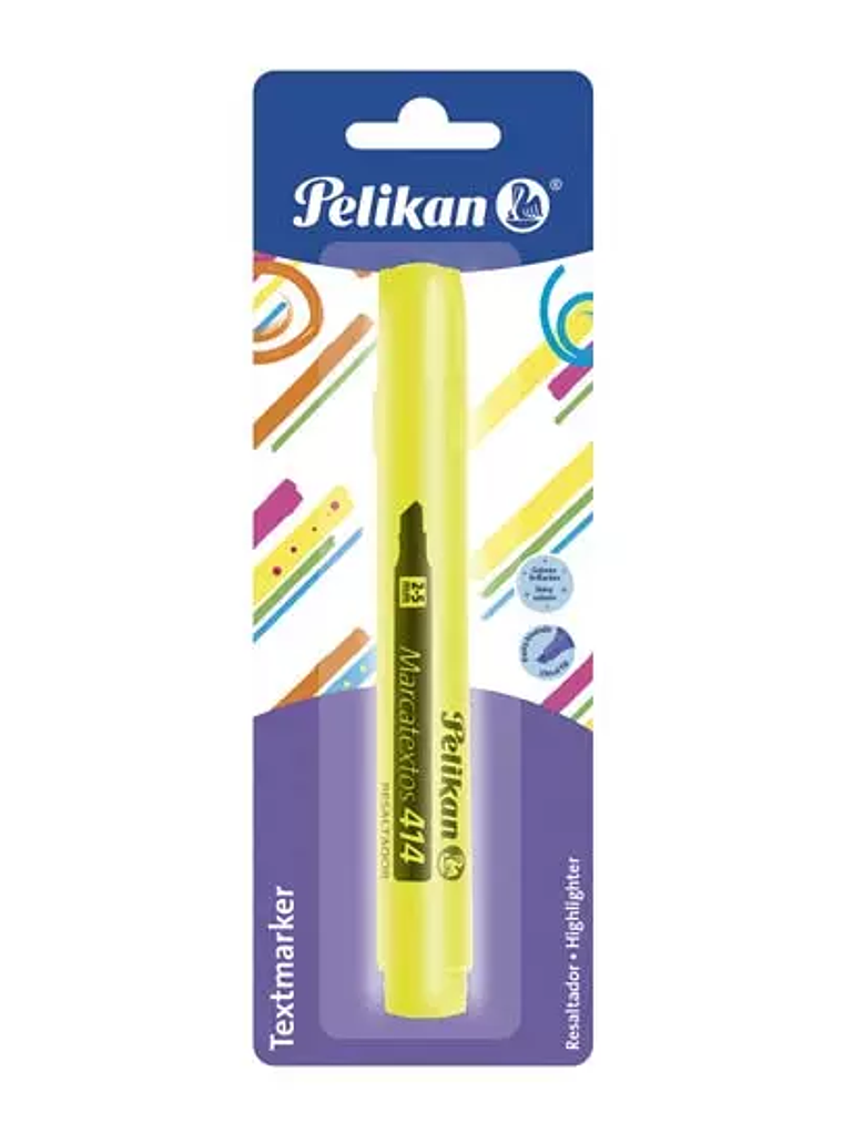Resaltador de texto Pelikan 414 amarillo 1