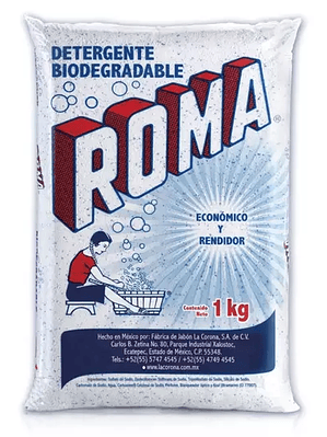 Detergente multiusos biodegradable en po