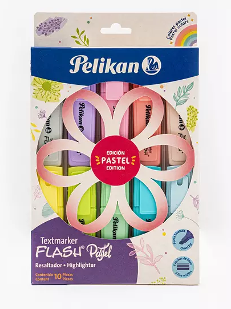 RESALTADOR PELIKAN TEXTMARKER FLASH PAST 1