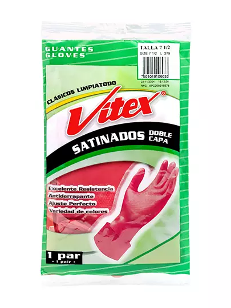 Guantes de latex antiderrapantes N. 7.5 1