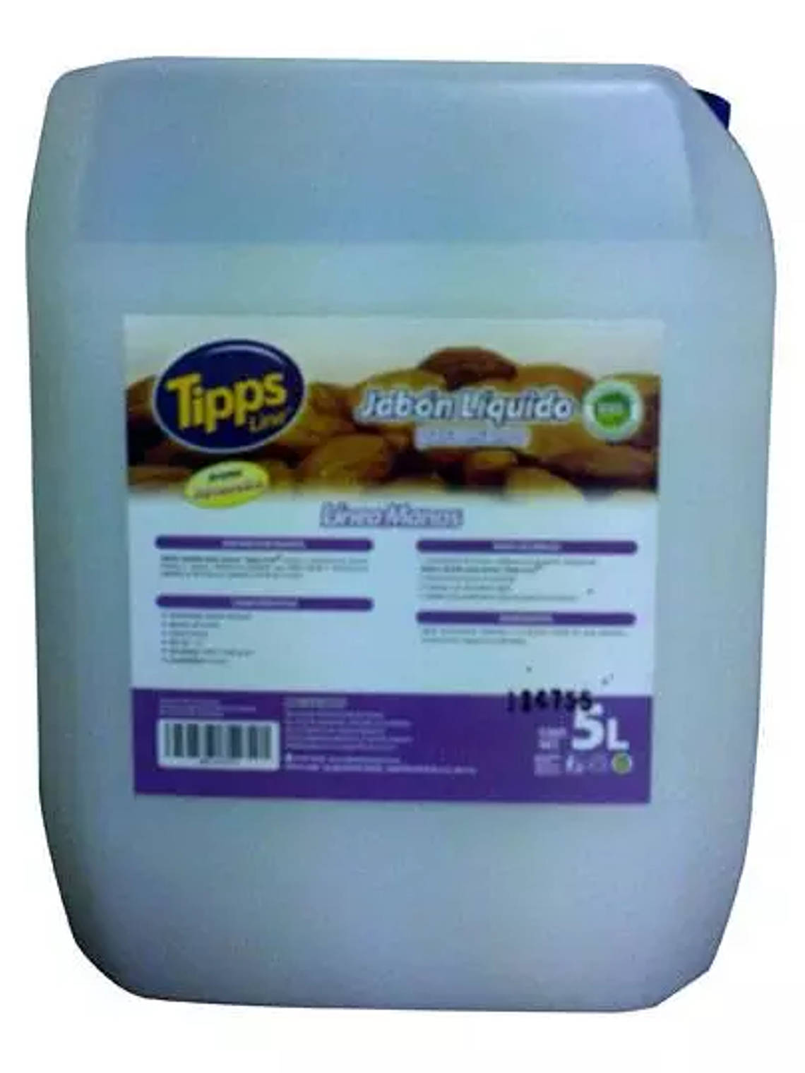 Jabon para manos Tipps line aroma almend 1