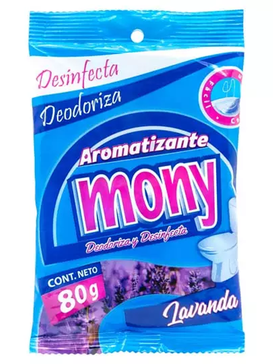 Pastilla aromatizante para inodoro Mony 1