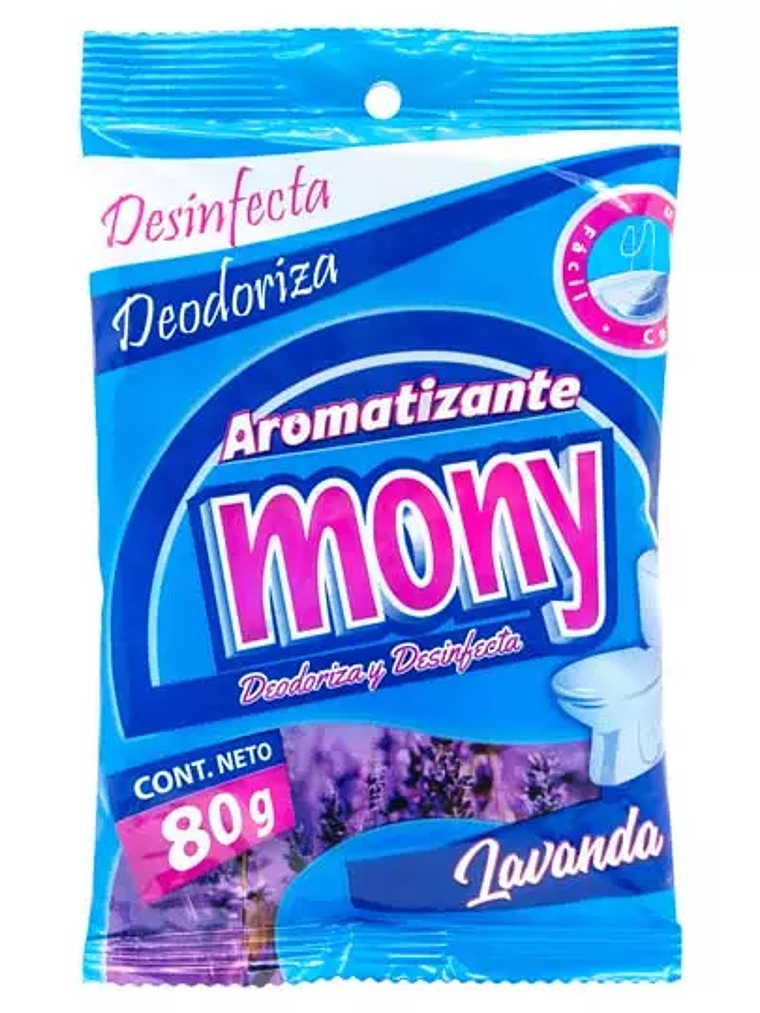 Pastilla aromatizante para inodoro Mony 1