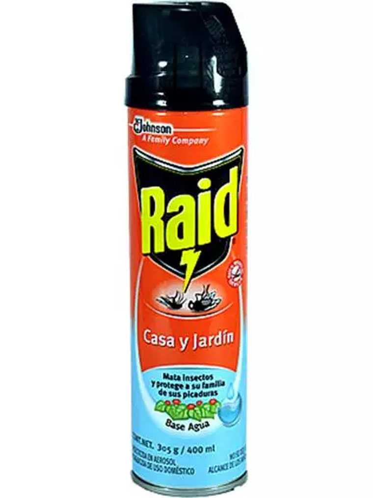 Insecticida en aerosol Raid casa y jardi 1