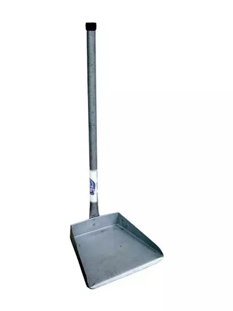 Recogedor de lamina, mango largo 1