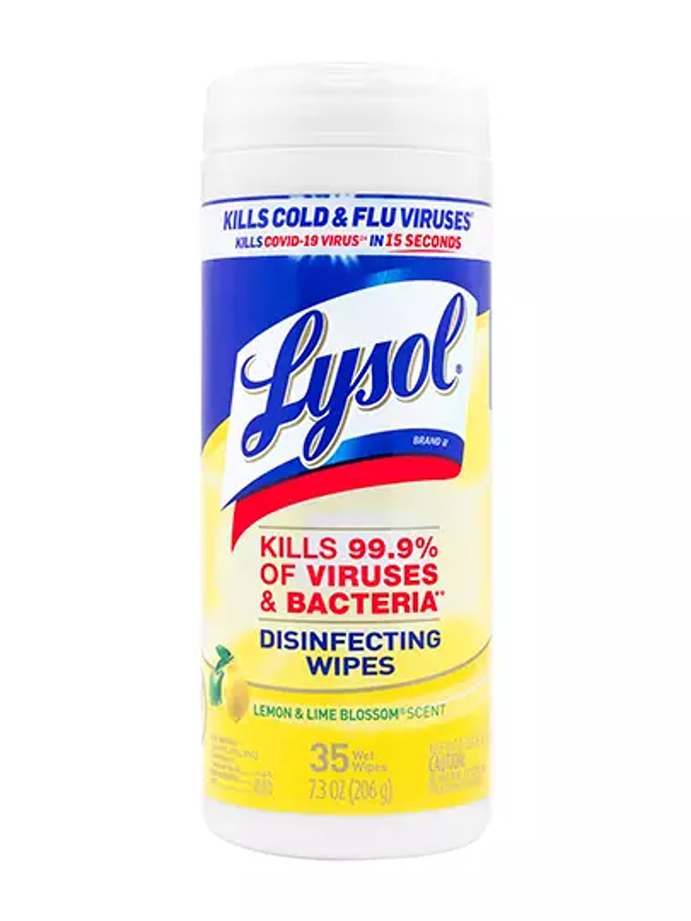 Toallas Lysol desinfectantes c/35 1