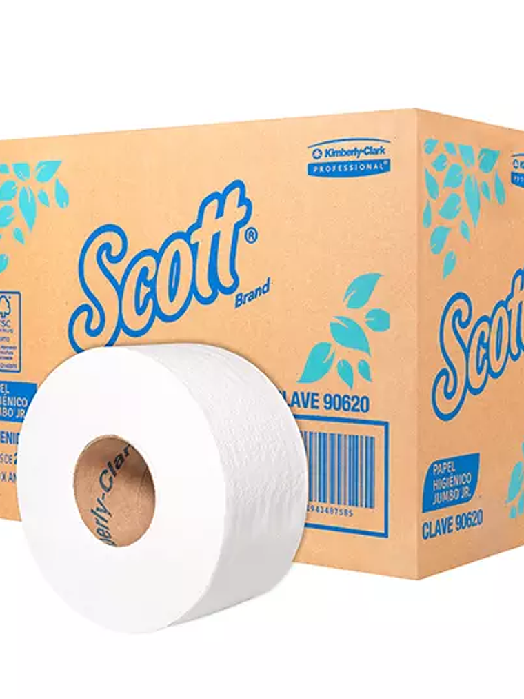 Papel Higiénico blanco Scott, caja c/6 b 1
