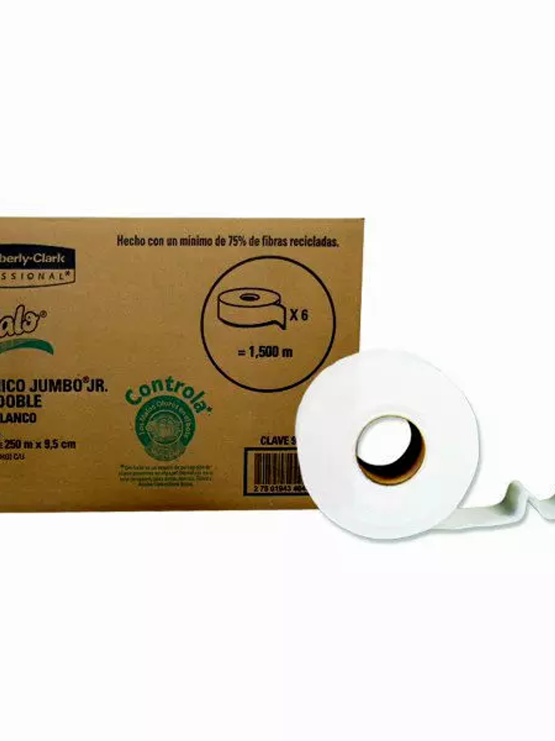 Papel Higiénico blanco Petalo, caja c/6 1