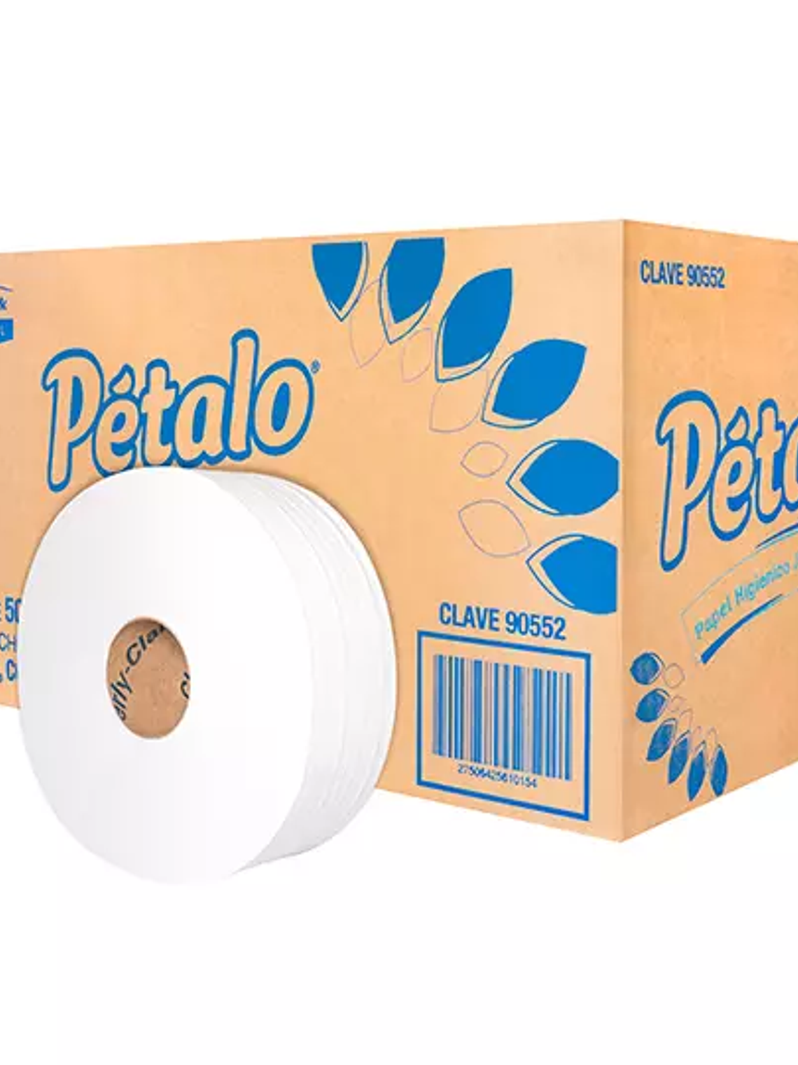 Papel Higiénico blanco Petalo, caja c/ 6 1