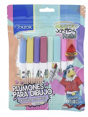 Marcador lavable Aquarelo Junior Pastel