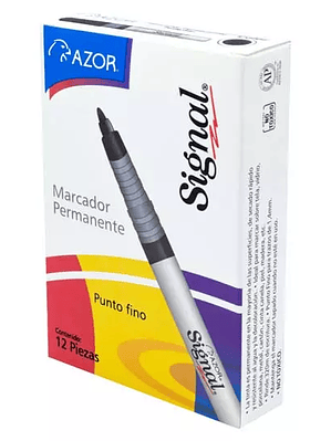 Marcador permanente fino Signal punta ba