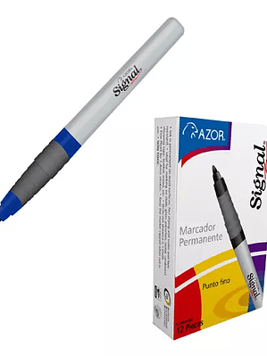 Marcador permanente fino Signal punta ba