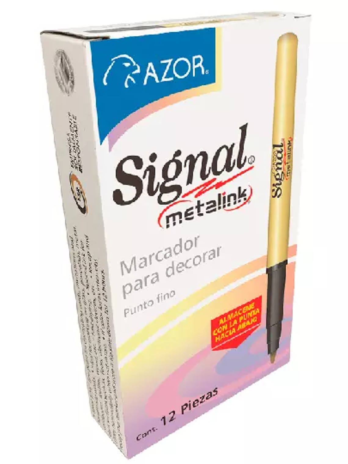 Marcador permanente fino Signal Metalink 1