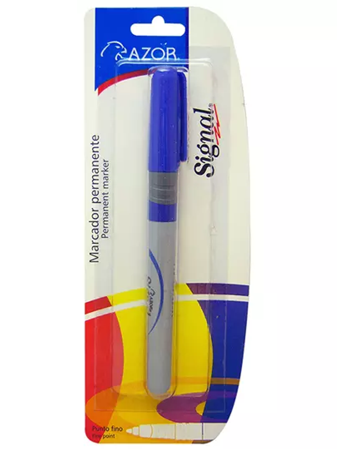 Marcador permanente fino Signal punta ba 1
