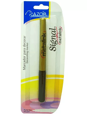 Marcador permanente fino Signal Metalink