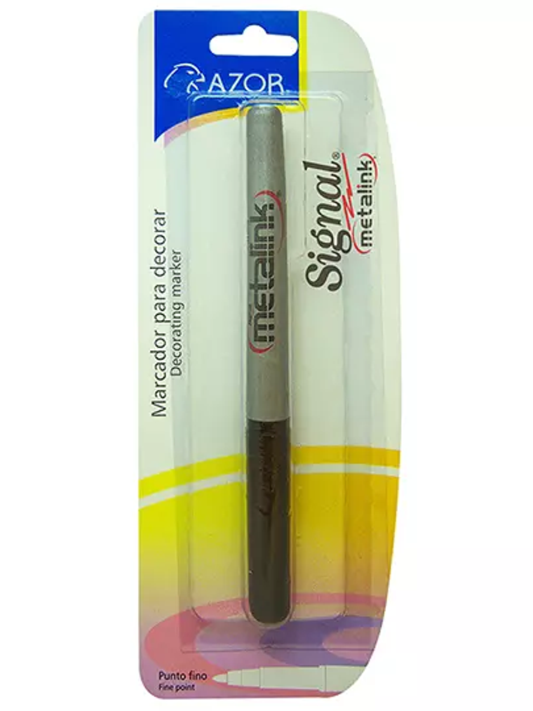 Marcador permanente fino Signal Metalink 1