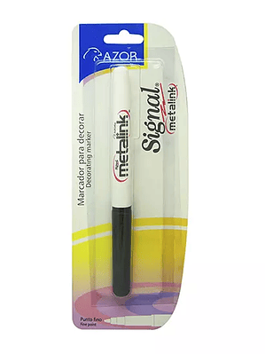 Marcador permanente fino Signal Metalink