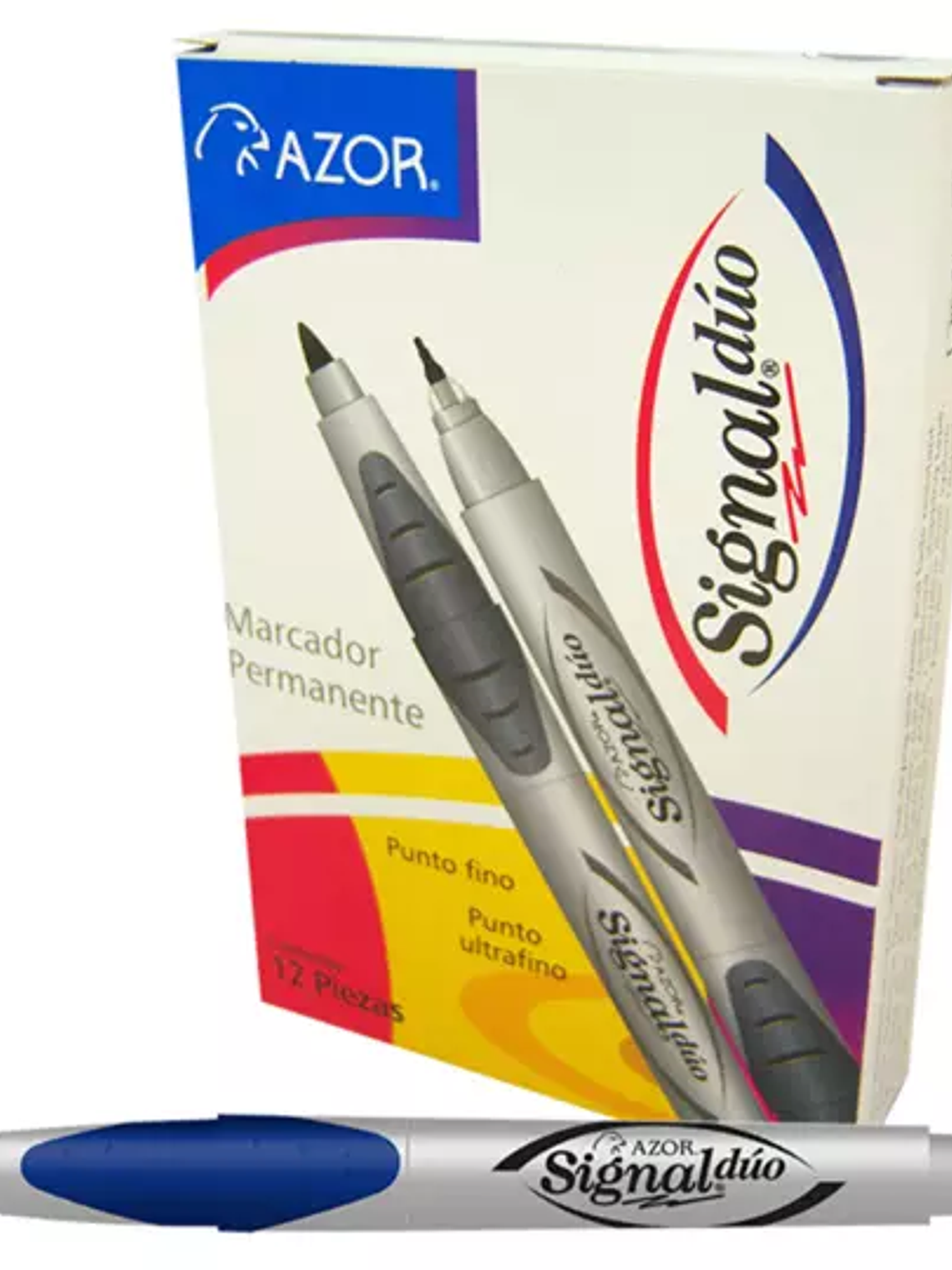 Marcador doble punta bala Signal Duo col 1