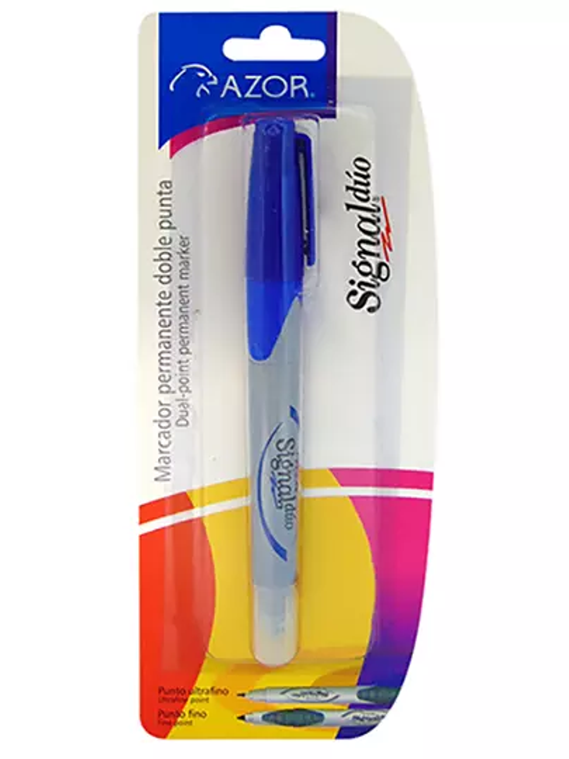 Marcador doble punta bala Signal Duo col 1