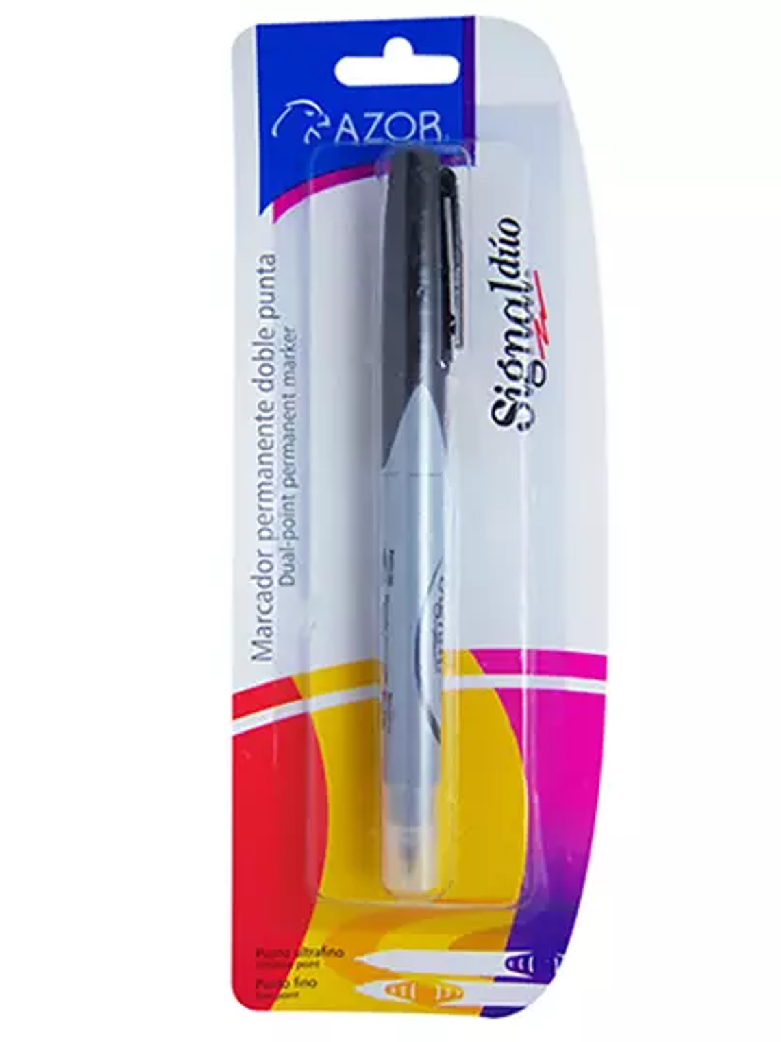 Marcador doble punta bala Signal Duo col 1