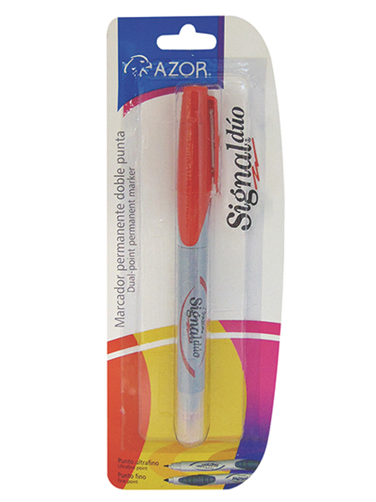 Marcador doble punta bala Signal Duo col 1