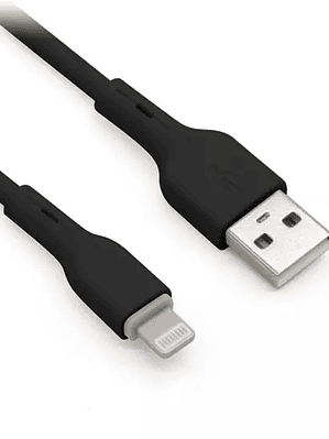 Cable lightning Brobotix 1mt pvc negro