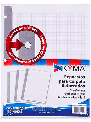 LM-Hojas de repuesto KYMA Carta Reforzad