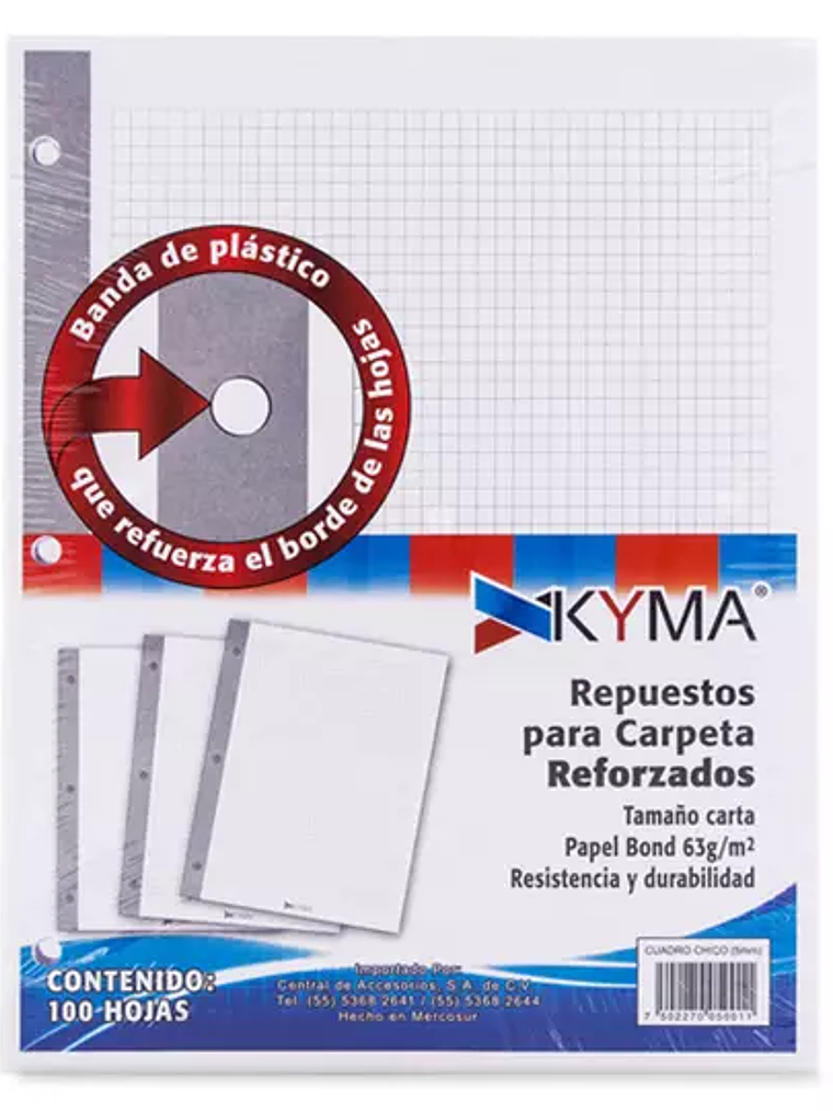 LM-Hojas de repuesto KYMA Carta Reforzad 1