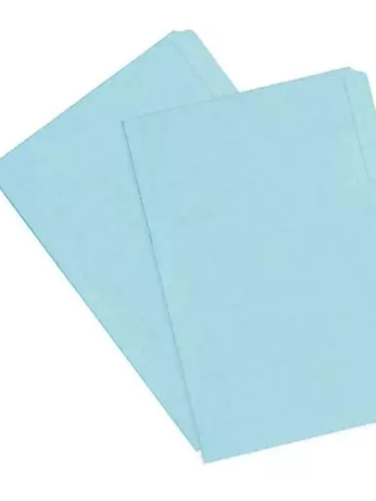 Folder KYMA Tamaño Oficio color azul 25 1