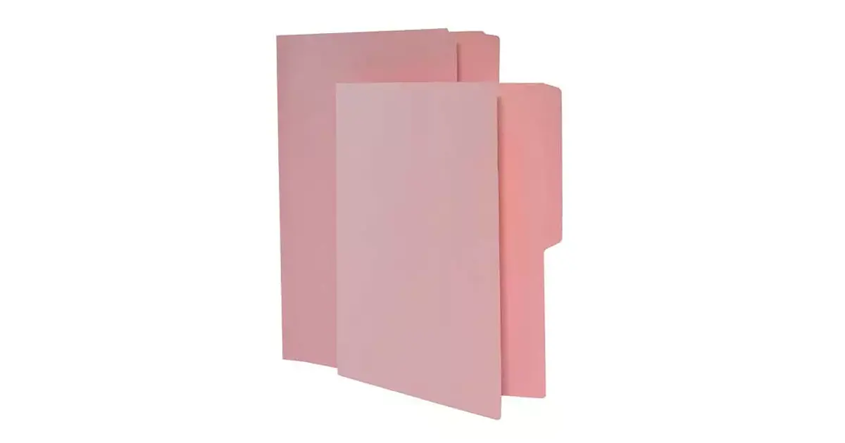 Folder KYMA Tamaño Carta Color Rosa Past